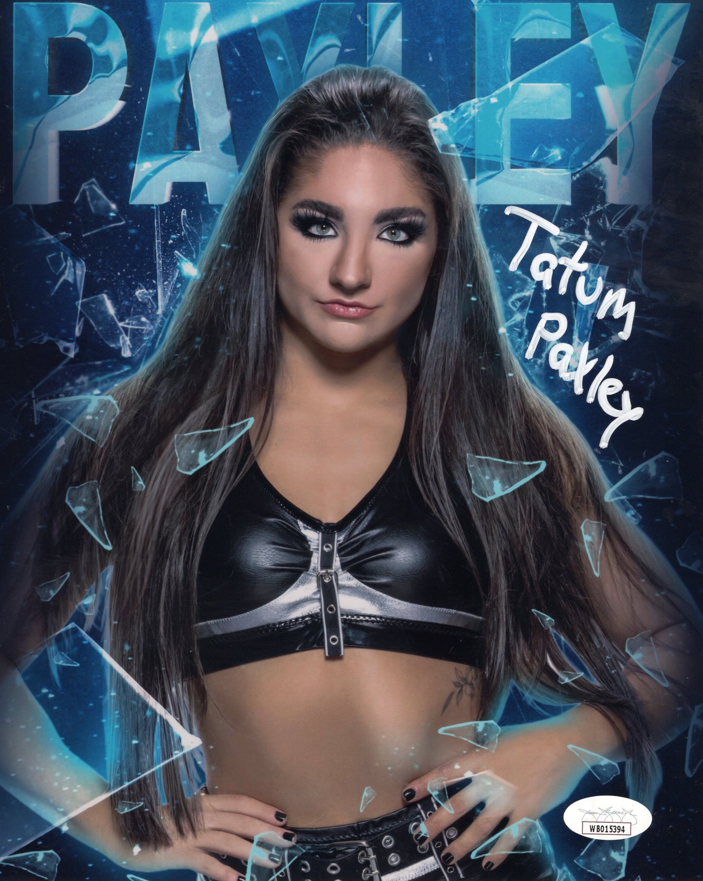 Tatum Paxley Funhouse (8x10 metallic) NXT WWE photo signed auto autographed JSA