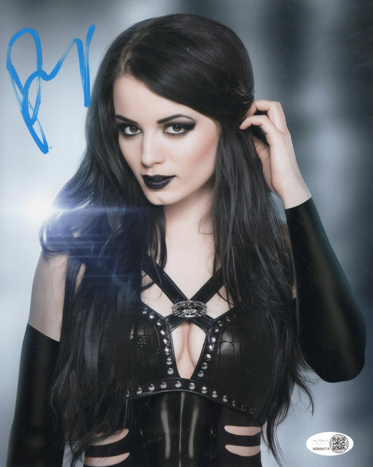 Paige Saraya JSA COA (8x10) metallic photo signed auto autographed