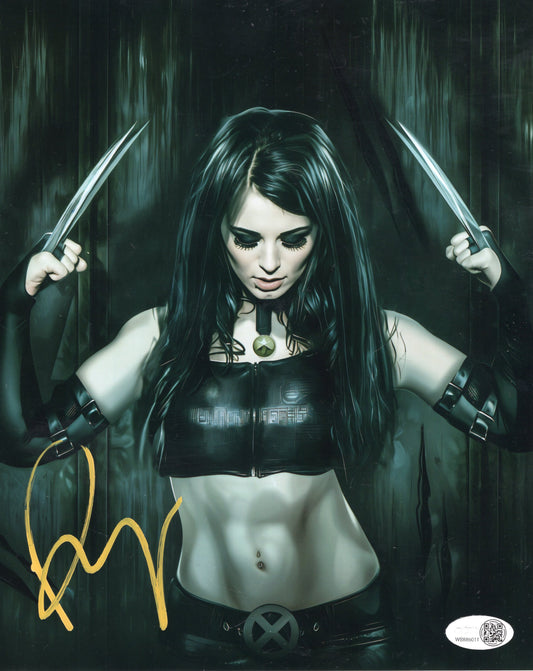Paige Saraya JSA COA (metallic 8x10) photo signed auto autographed WWE AEW