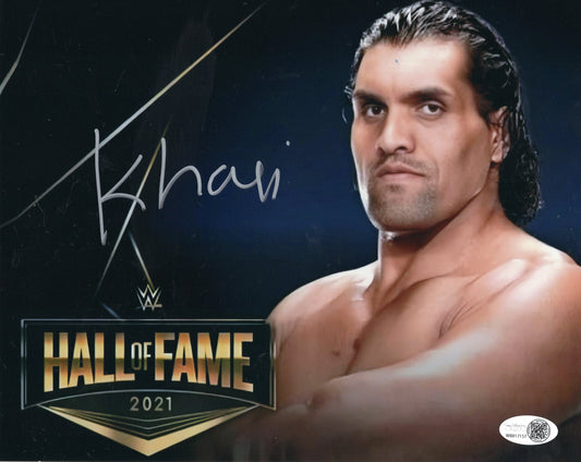The Great Kahli 8x10  WWE WWF photo signed auto autographed JSA COA