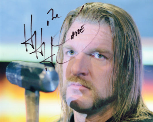 HHH The Game Hunter Hearst Helmsley WCW signed autographed 8.5x11 photo