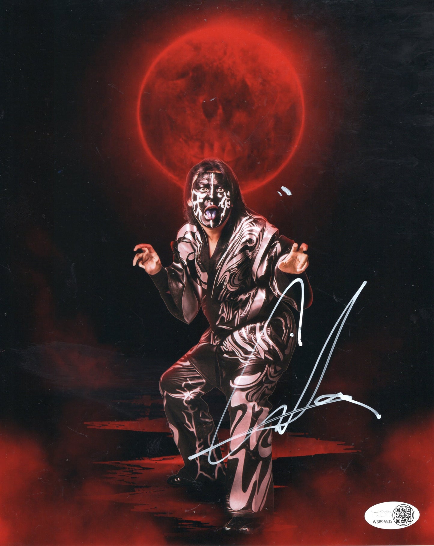 The Great Muta (8x10) AEW photo signed auto autographed NJPW JSA COA
