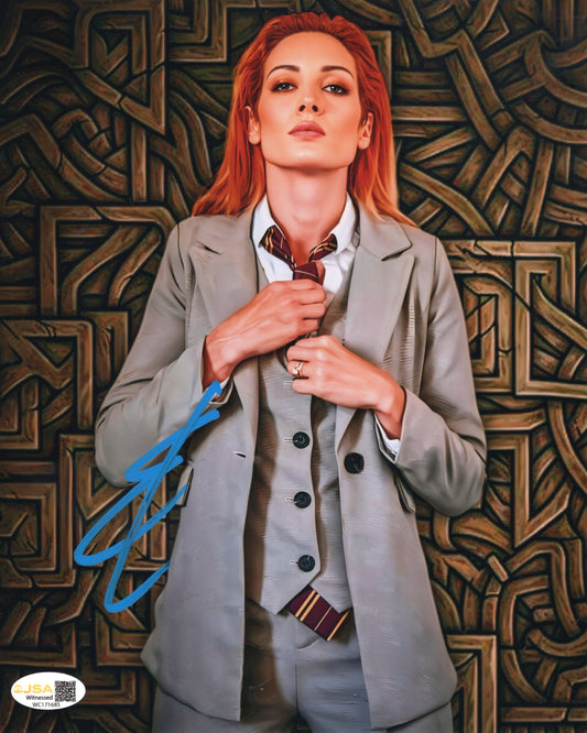 Becky Lynch (8x10) FUNHOUSE metallic photo signed auto autographed