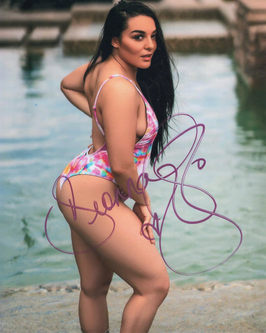 Deonna Purrazzo (8x10 metallic) photo signed auto autographed AEW TNA