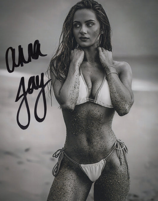 Anna Jay signed (8x10) photo AEW auto autographed