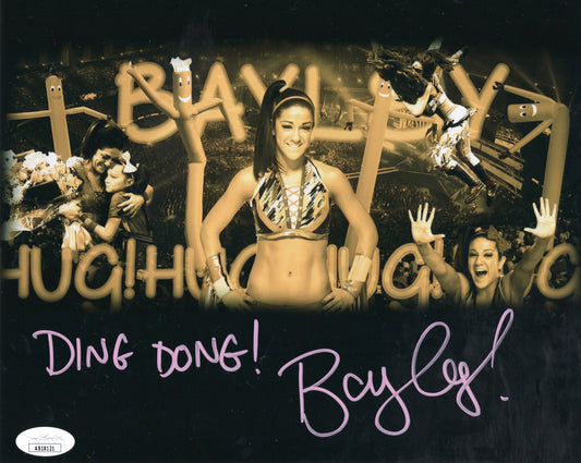 Bayley  inscribed 8x10 metallic jsa certed photo signed auto autographed