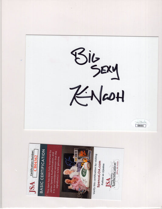 Big Sexy Kevin Nash WWE WCW NWO Cut  Piece JSA COA wrestler  signed auto autographed RARE