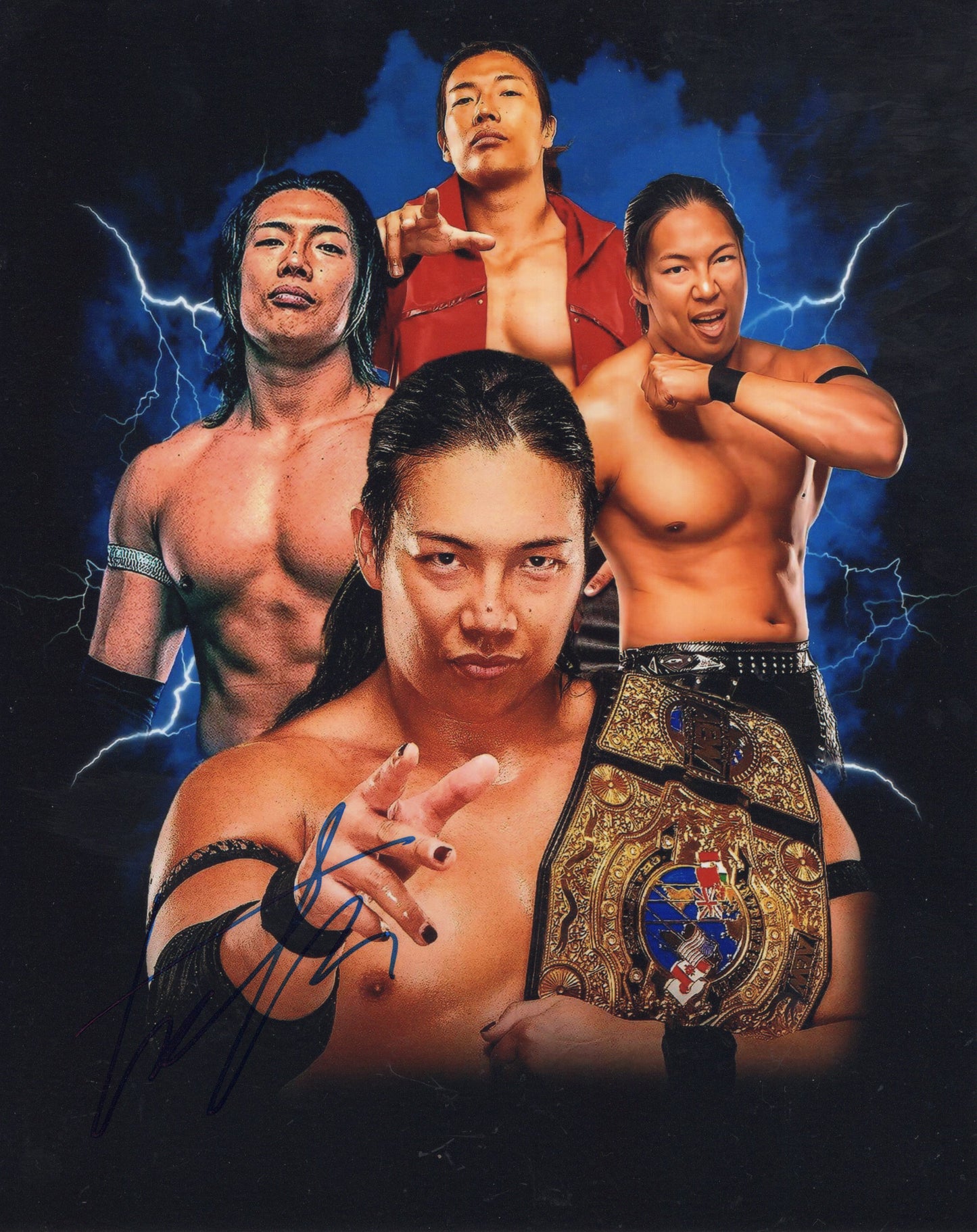 Konosuke Takeshita (8x10 photo) AEW signed auto autographed