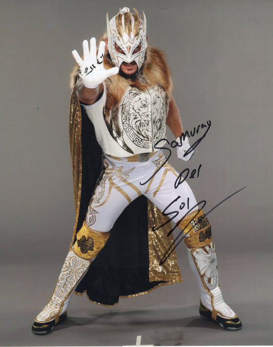 Kalisto Samuray Del Sol (8x10 photo) WWE AEW signed auto autograph