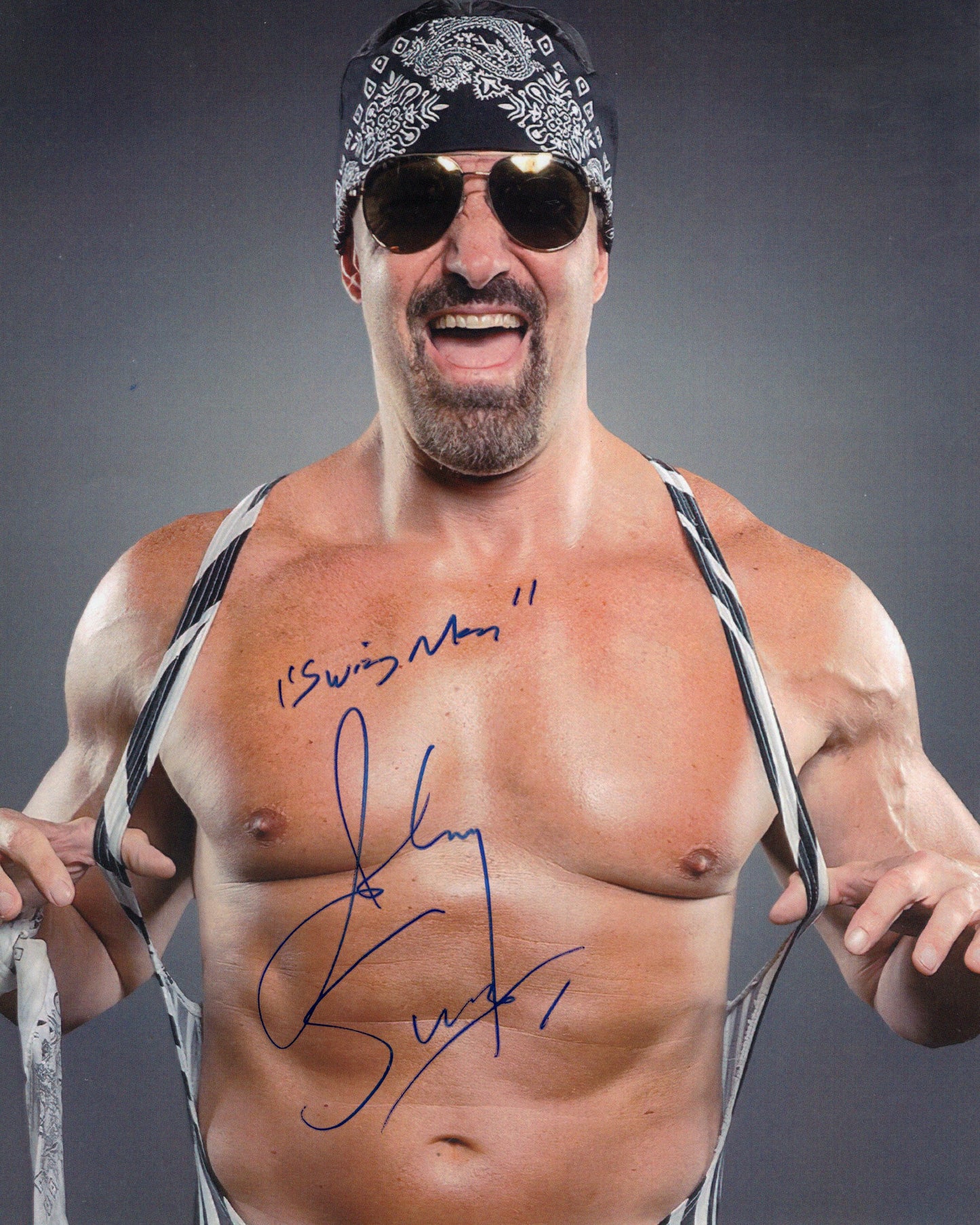 Johnny Swinger 8x10 photo signed auto autograph AEW TNA