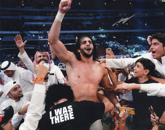 Mansoor 8x10 photo signed auto autographed AEW WWE