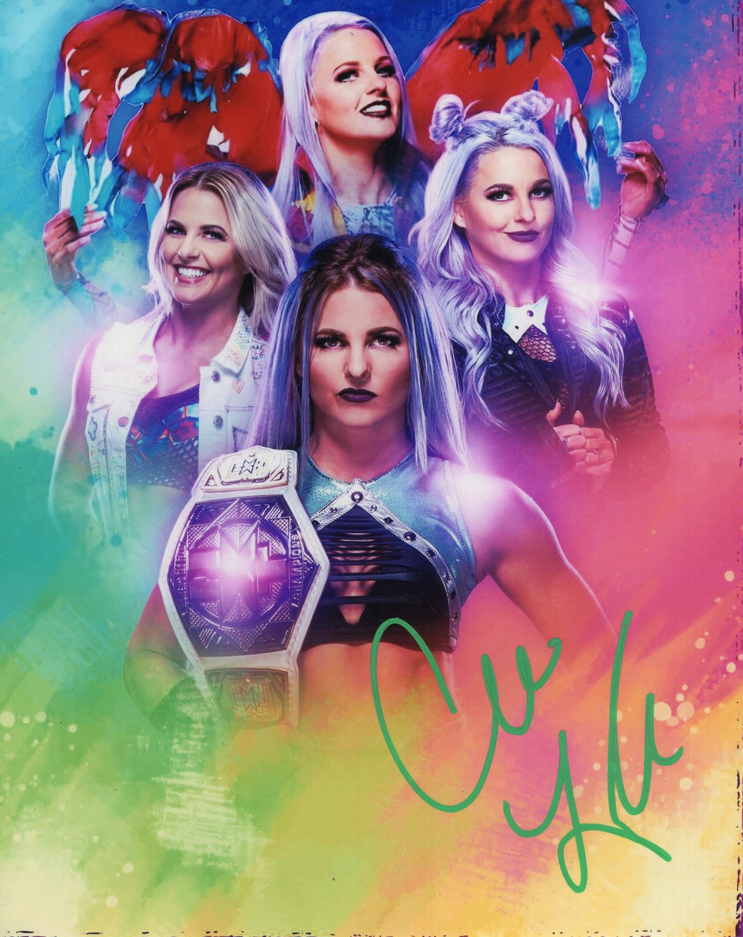 Candice Larae (8x10)  photo WWE WWF photo signed auto autographed