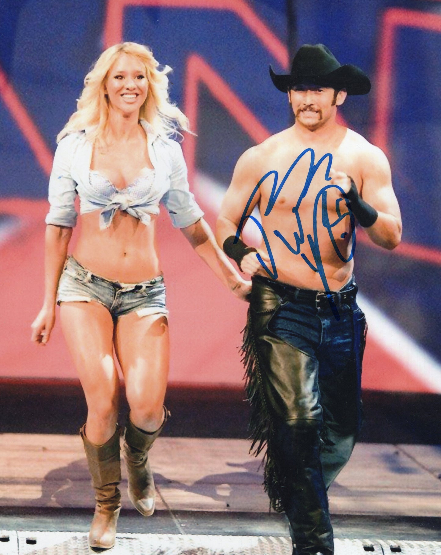 Jimmy Wang Yang (8x10 photo) WWF WWE signed auto autograph