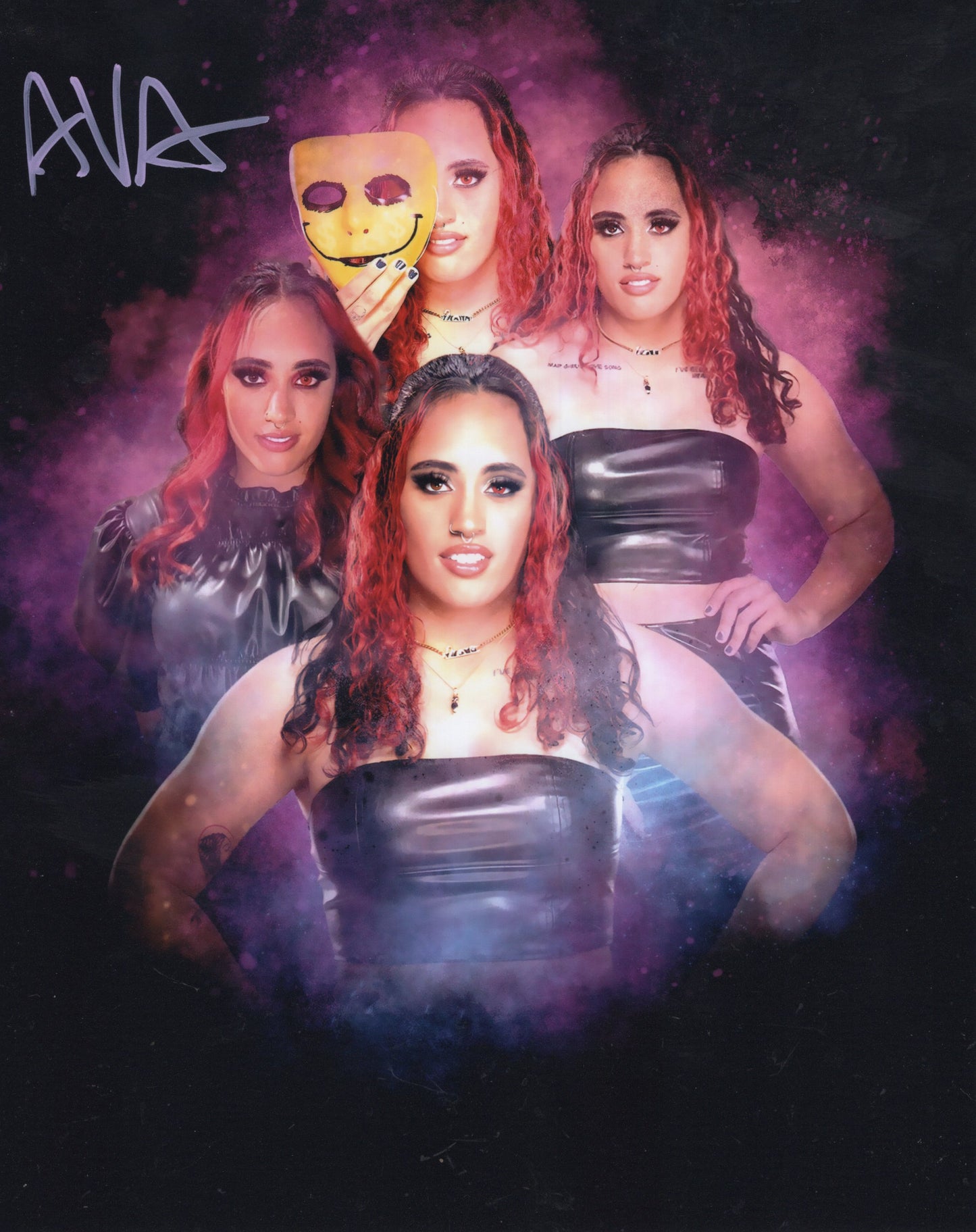 Ava 8x10 photo signed auto autographed WWE TNA NXT