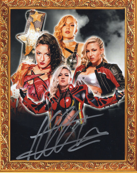 Thekla 8x10 photo signed auto autographed AEW