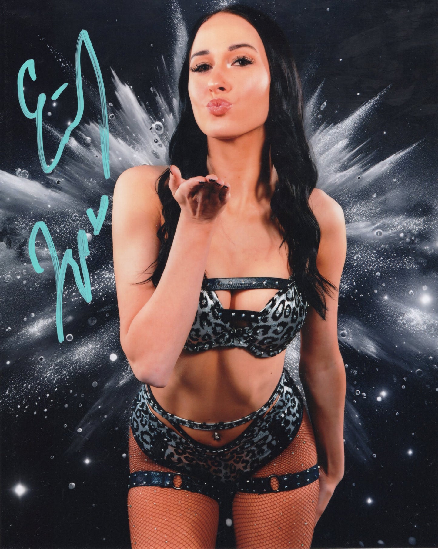 Emily Jaye AEW Wrestler 8x10 photo signed auto autographed