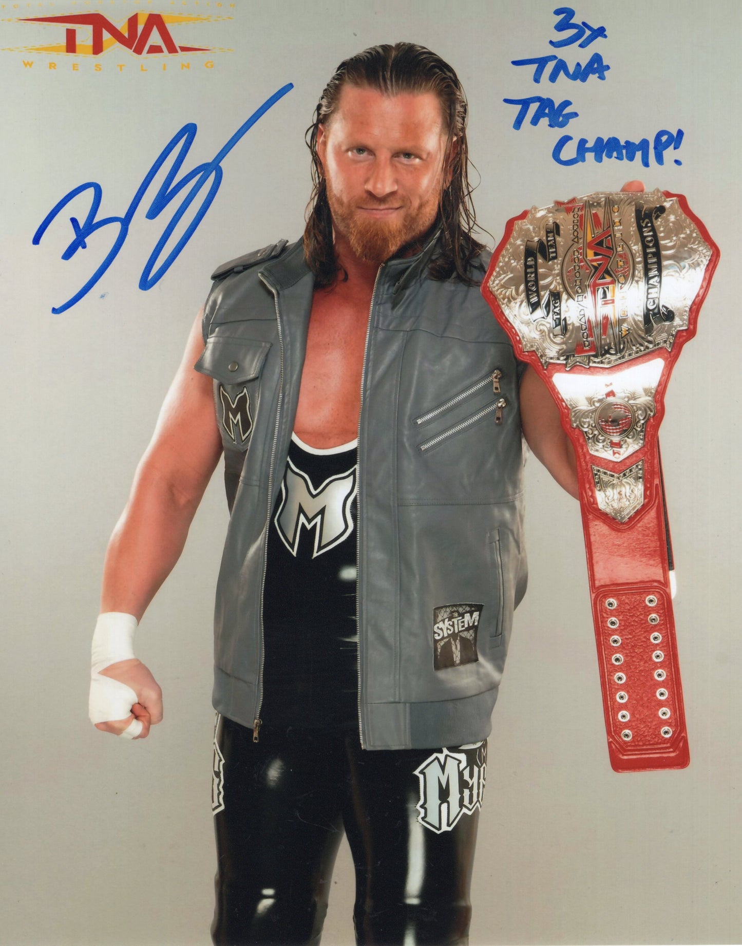 Curt Hawins Bryan Myers TNA WWE WWF 8x10 photo signed auto autographed