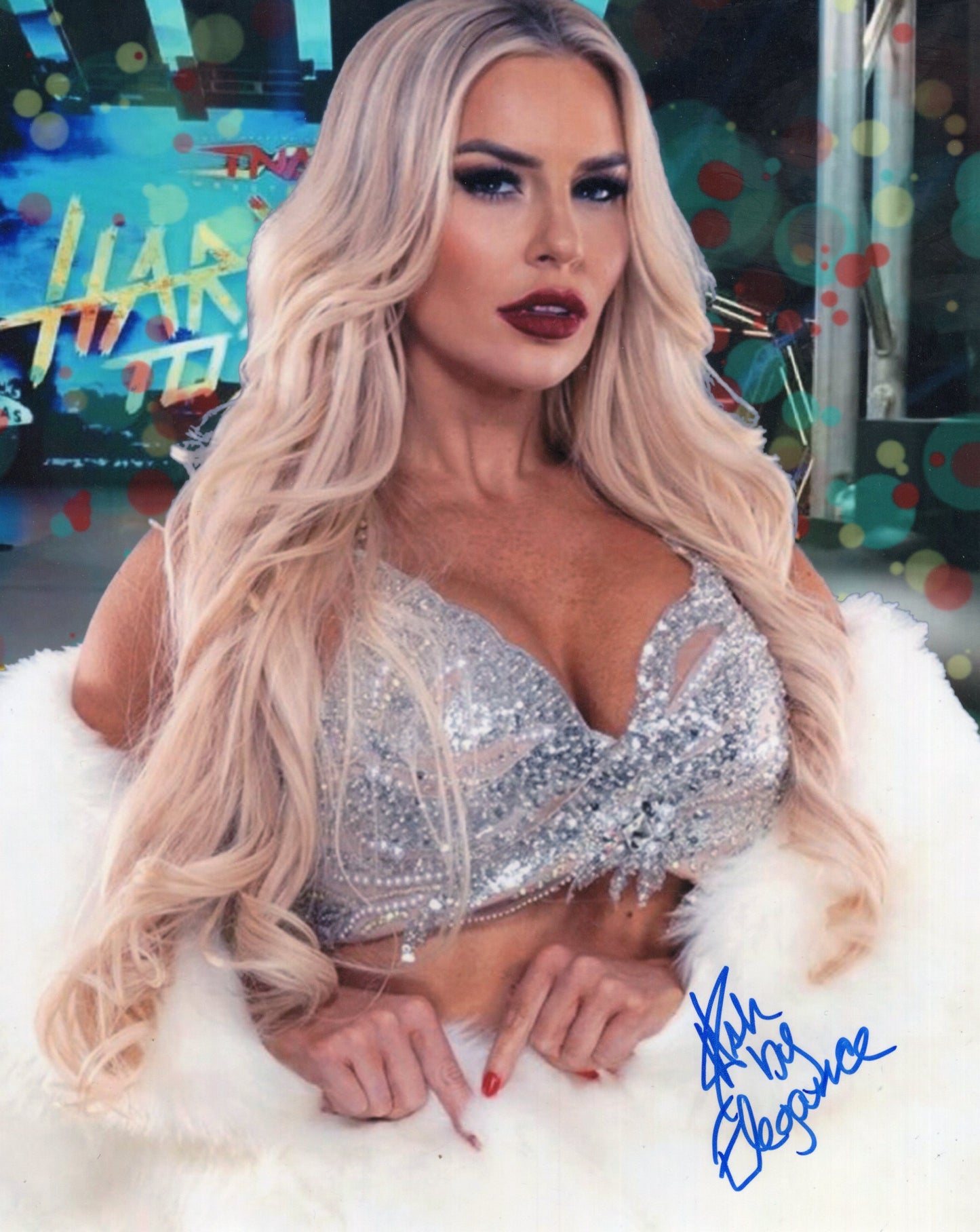 Ash By Elegance Dana Brooke WWF TNA 8x10 photo signed auto autographed