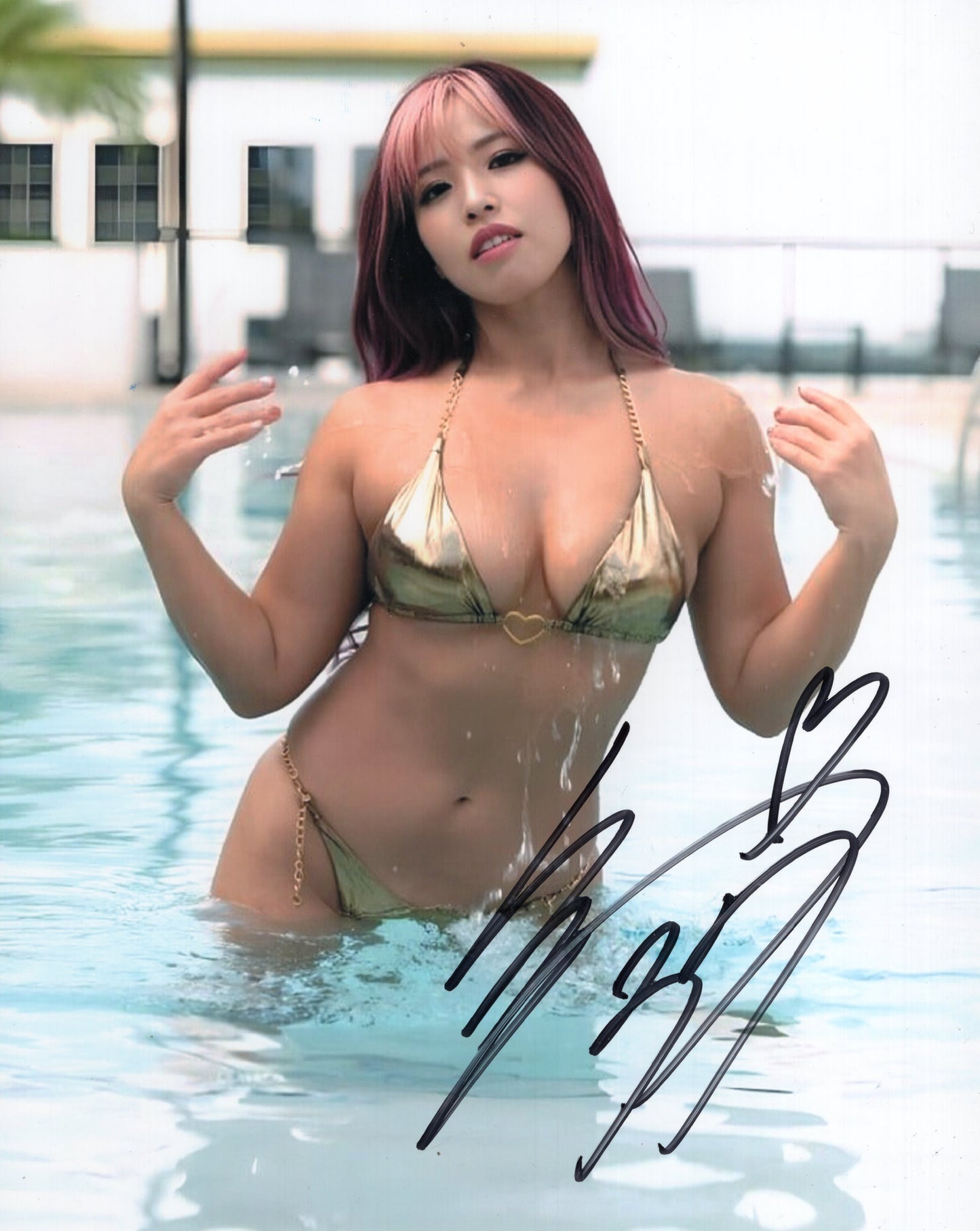 Mina Shirakawa AEW WWE 8x10 photo signed auto autographed