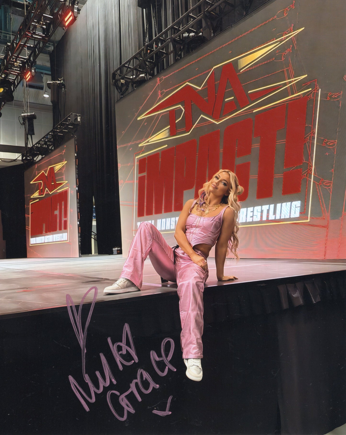 Myla Grace (8x10) photo signed auto autographed  NXTUK AEW TNA