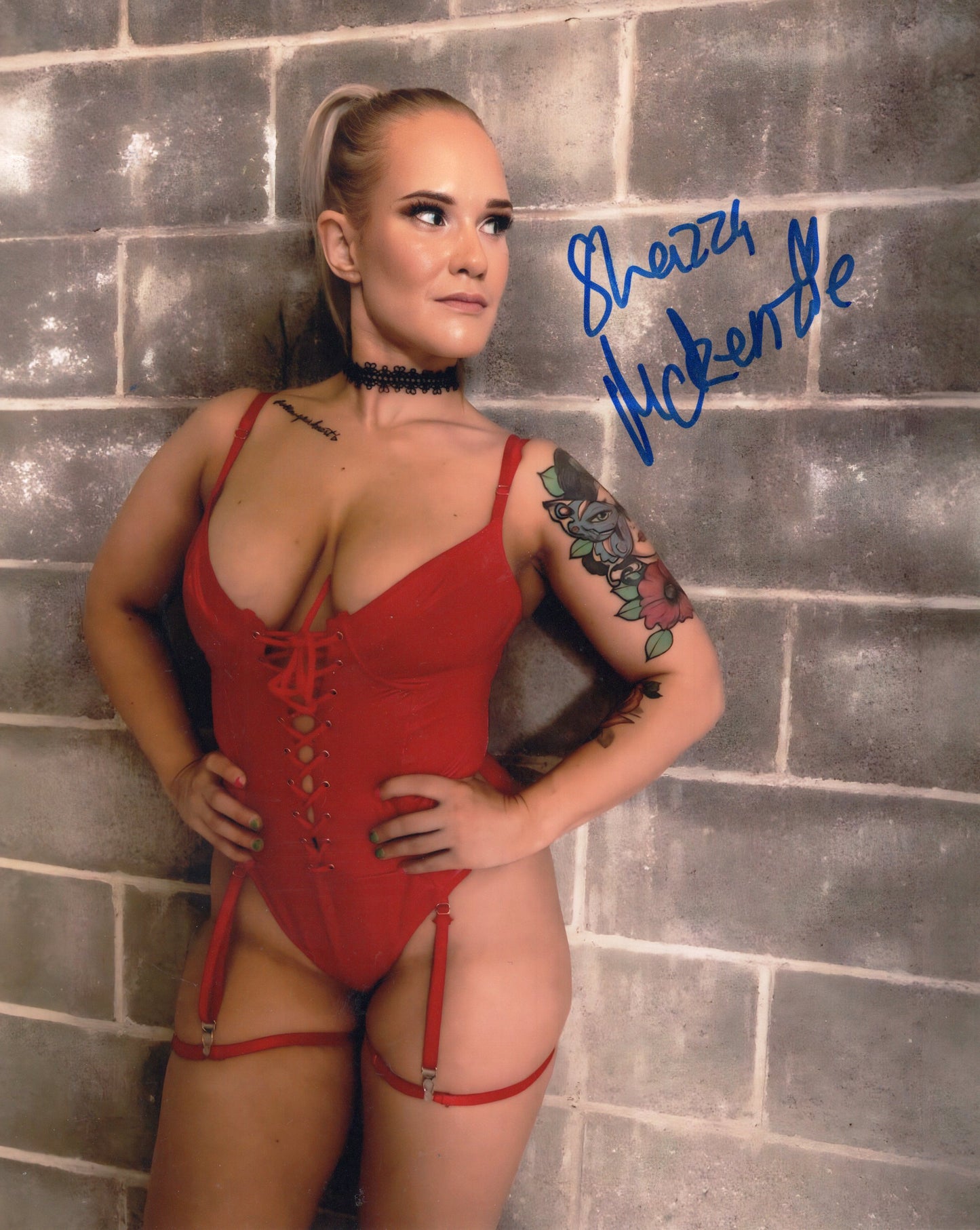 Shazza McKenzie 8x10 NXT WWE signed autographed photo