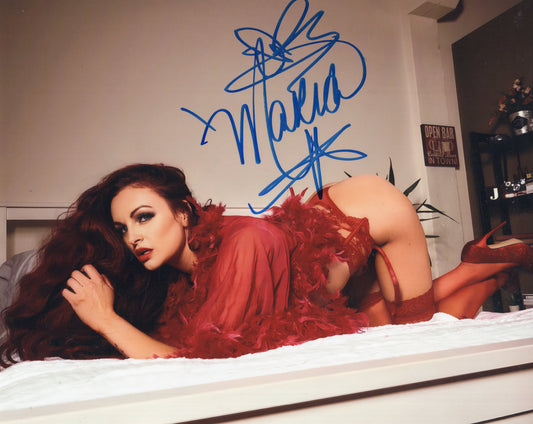 Maria Kanelis (8x10) TNA WWE WWF AEW ROH photo signed auto autographed