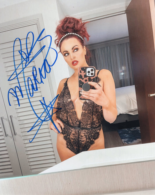 Maria Kanelis (8x10) TNA WWE WWF AEW ROH photo signed auto autographed