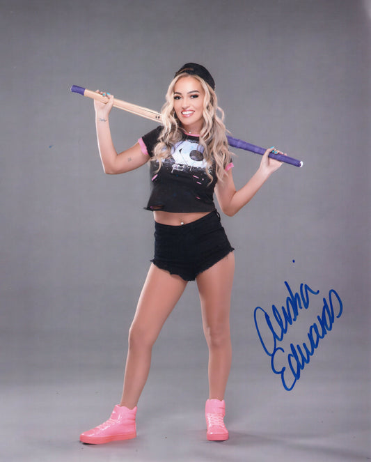 Alisha Edwards (8x10) WWE NXT TNA System photo signed auto autographed