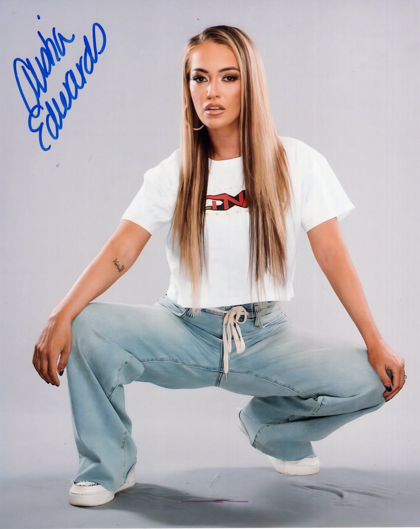 Alisha Edwards (8x10) WWE NXT TNA System photo signed auto autographed