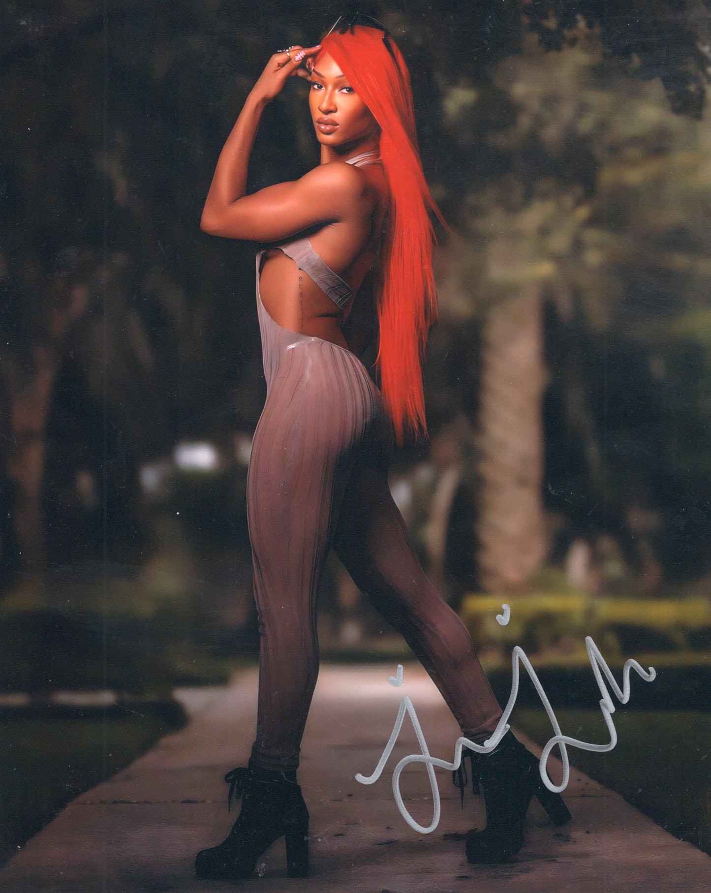 Jakara Jackson Mara Sade 8x10 photo TNA NXT WWE signed autographed