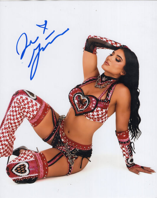 Jazmyn Nyx Jade Gentile (8x10) WWE NXT photo signed auto autographed