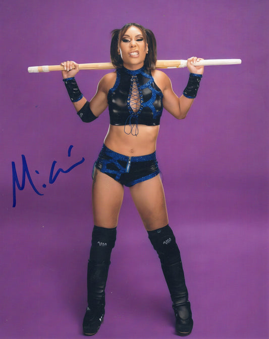 Mia Yim (aka Michin) (8x10) WWE TNA  photo signed auto autographed