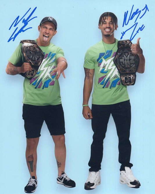 Rascals Wes Lee Zachary Wentz (8x10 photo) TNA NXT signed auto autograph AEW