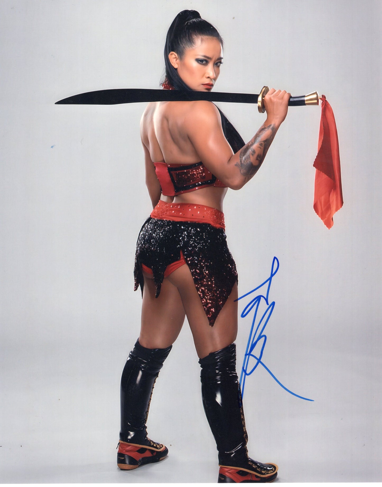 Xia Li Léi Yǐng Lee 8x10 AEW NXT TNA WWE signed autographed photo