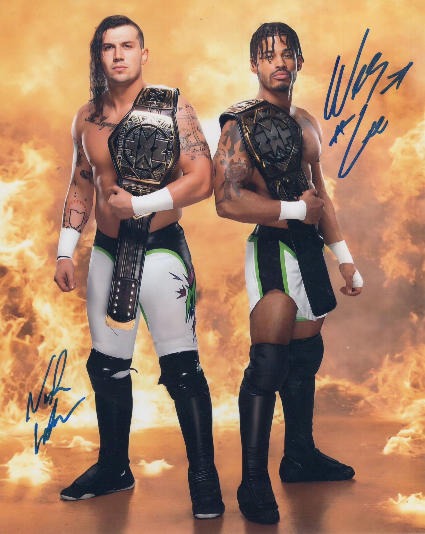 Rascals Wes Lee Zachary Wentz (8x10 photo) TNA NXT signed auto autograph AEW