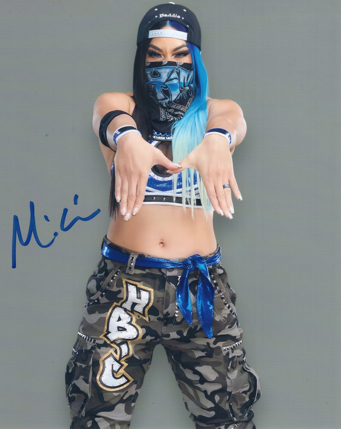 Mia Yim (aka Michin) (8x10) WWE TNA  photo signed auto autographed