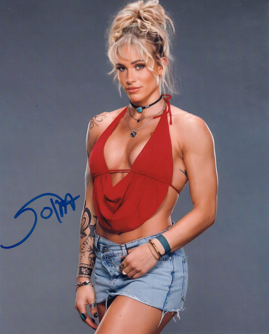 Sol Ruca (8x10) WWE NXT SEXY photo signed auto autographed
