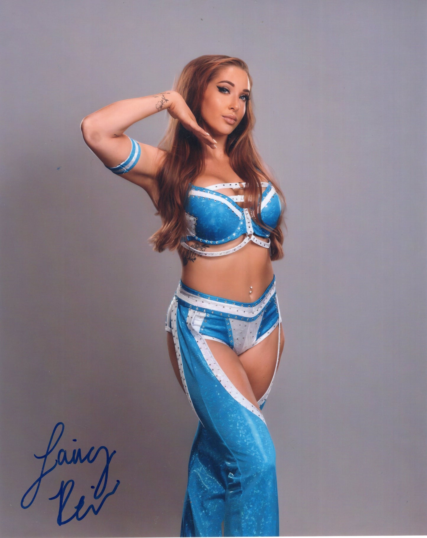 Lainey Reid 8x10 AEW NXT TNA WWE signed autographed photo