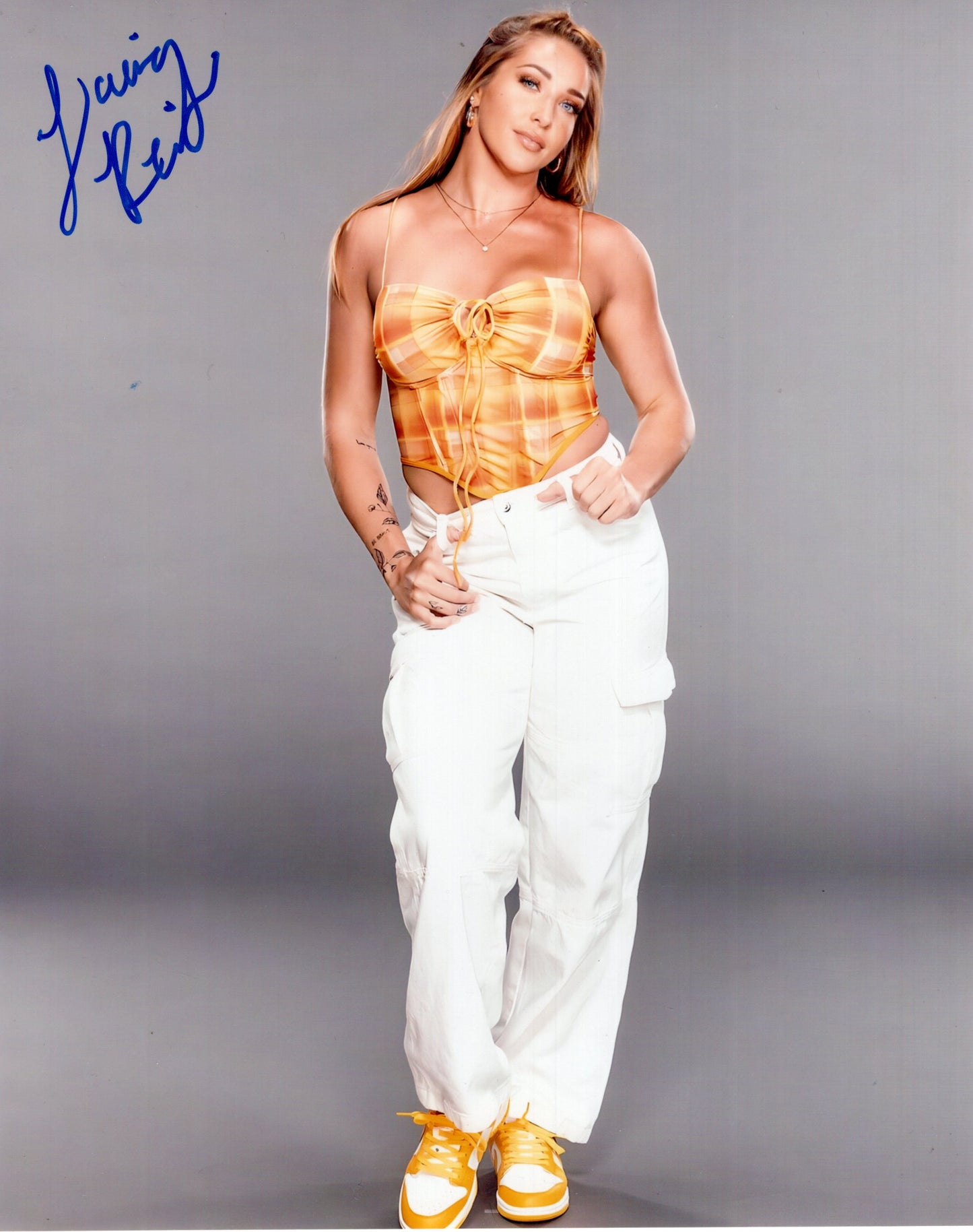 Lainey Reid 8x10 AEW NXT TNA WWE signed autographed photo