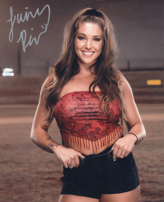 Lainey Reid 8x10 AEW NXT TNA WWE signed autographed photo