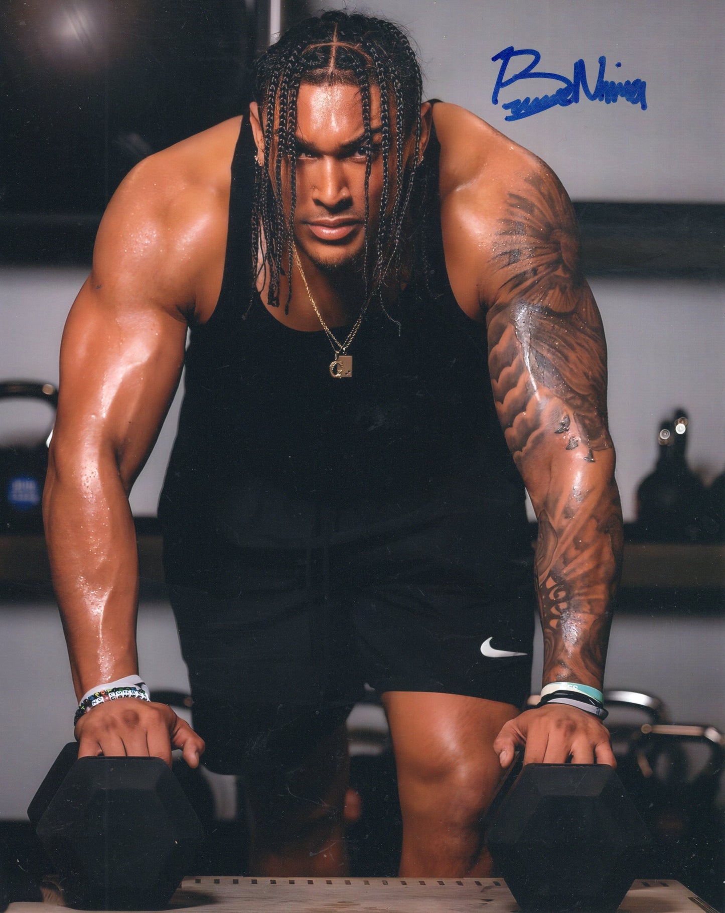 Bronco Nima  8x10 photo signed auto autographed WWE NXT