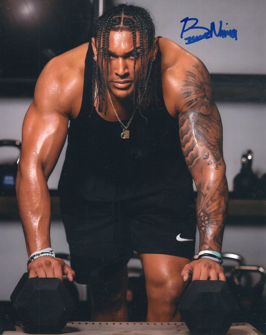 Bronco Nima  8x10 photo signed auto autographed WWE NXT