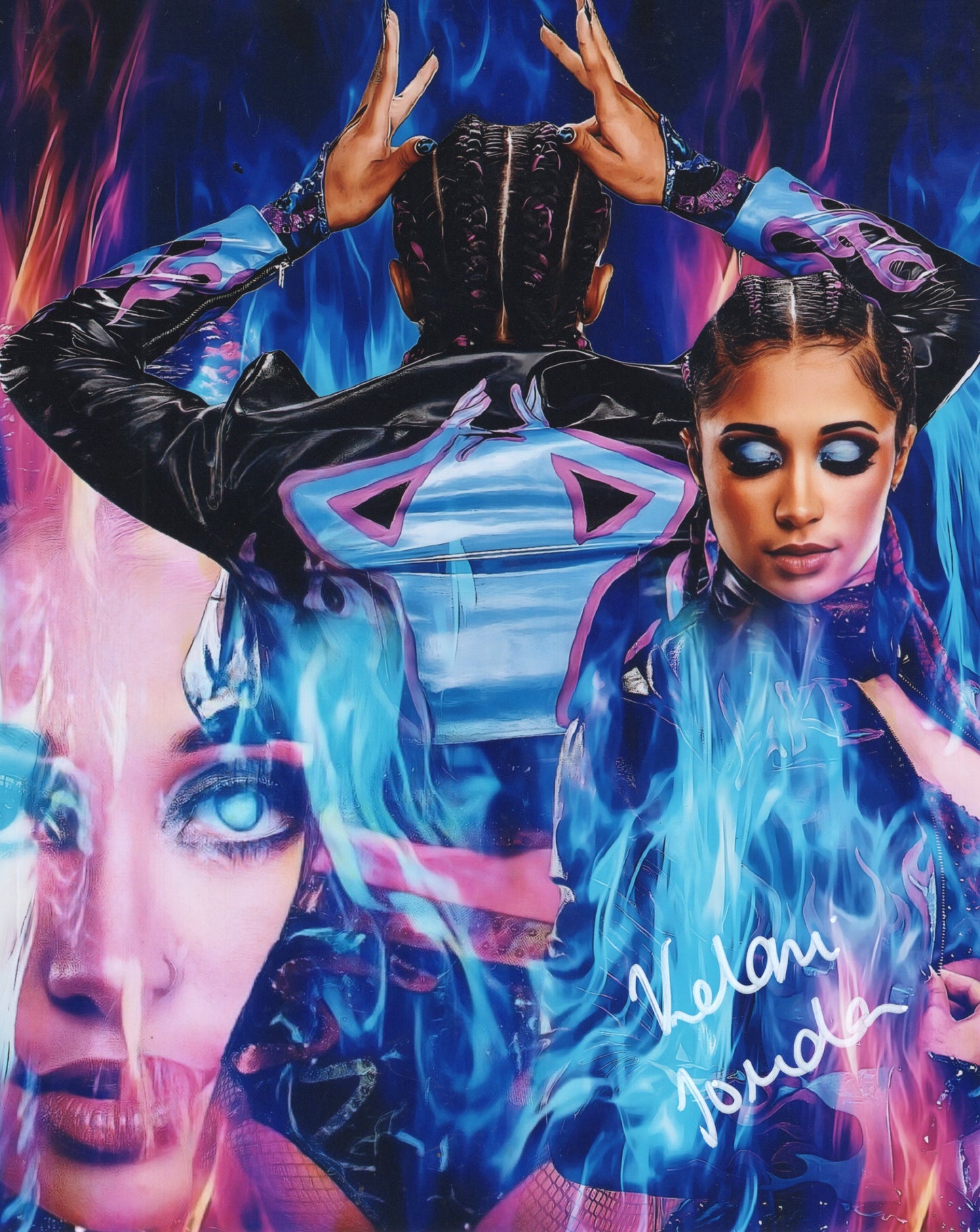 Kelani Jordan (8x10) WWE NXT SEXY photo signed auto autographed