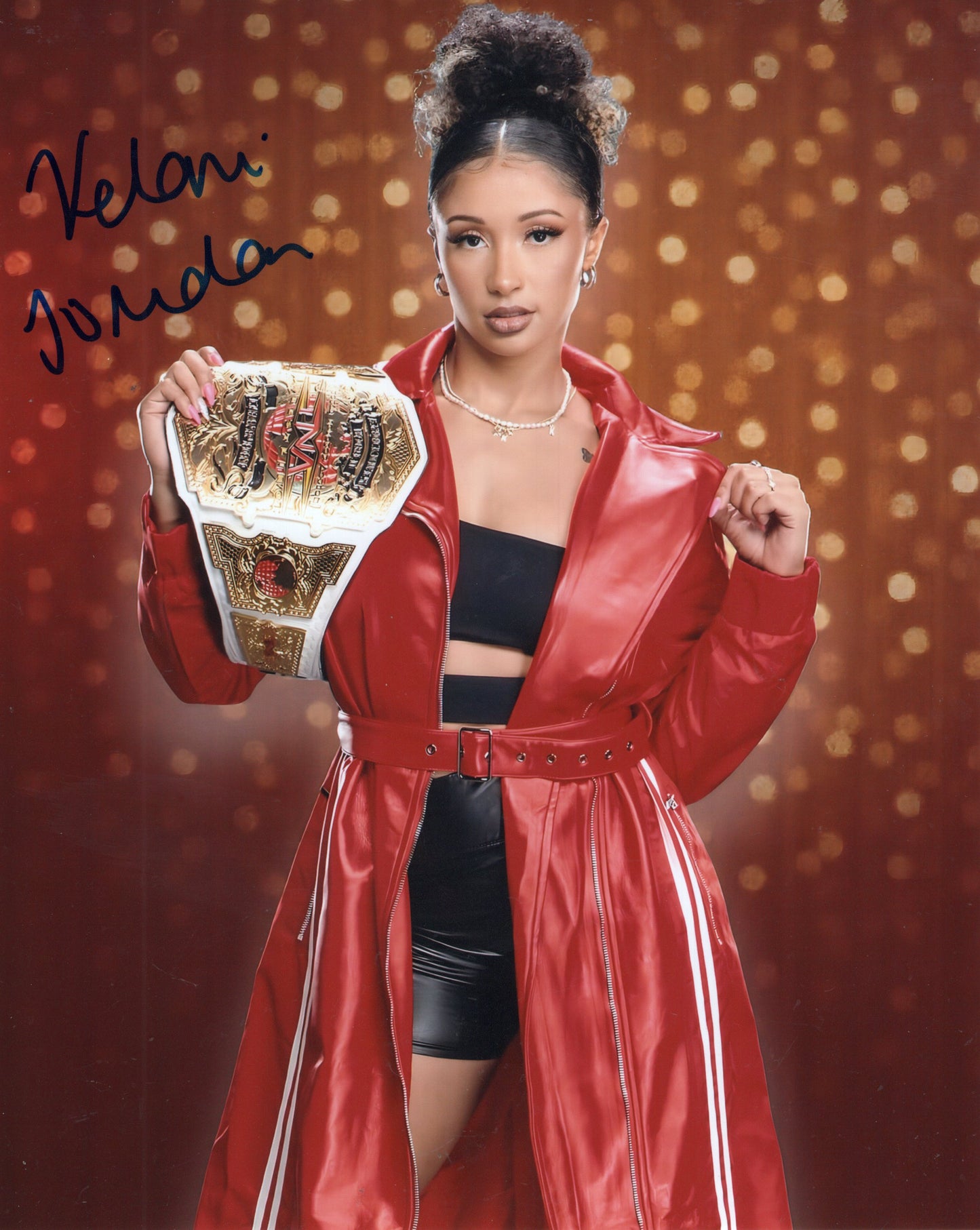 Kelani Jordan (8x10) WWE NXT SEXY photo signed auto autographed