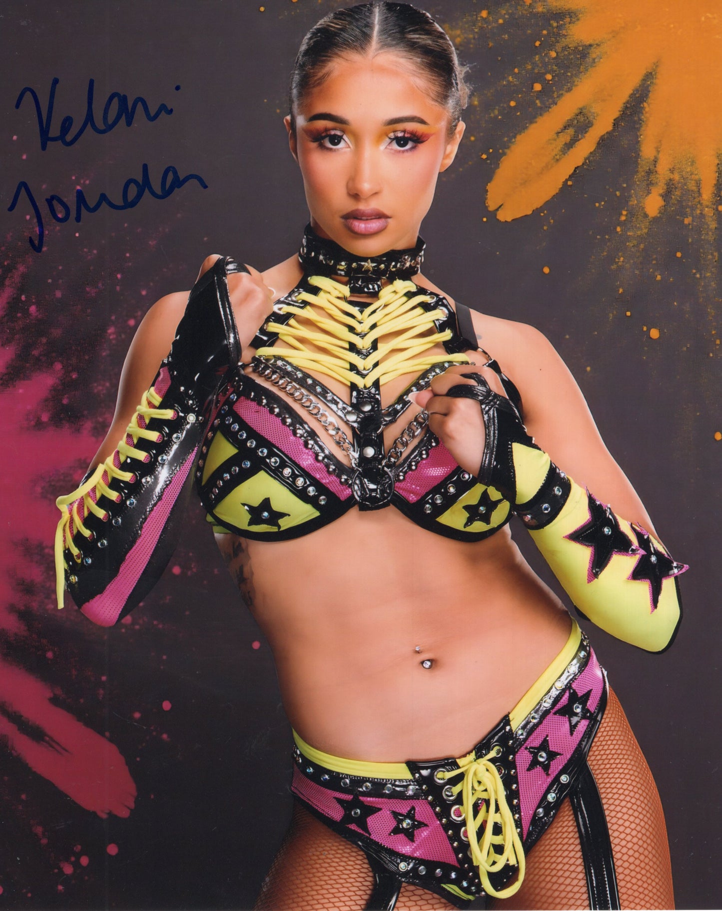 Kelani Jordan (8x10) WWE NXT SEXY photo signed auto autographed