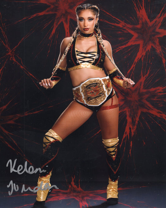 Kelani Jordan (8x10) WWE NXT SEXY photo signed auto autographed