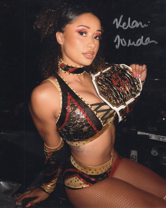 Kelani Jordan (8x10) WWE NXT SEXY photo signed auto autographed