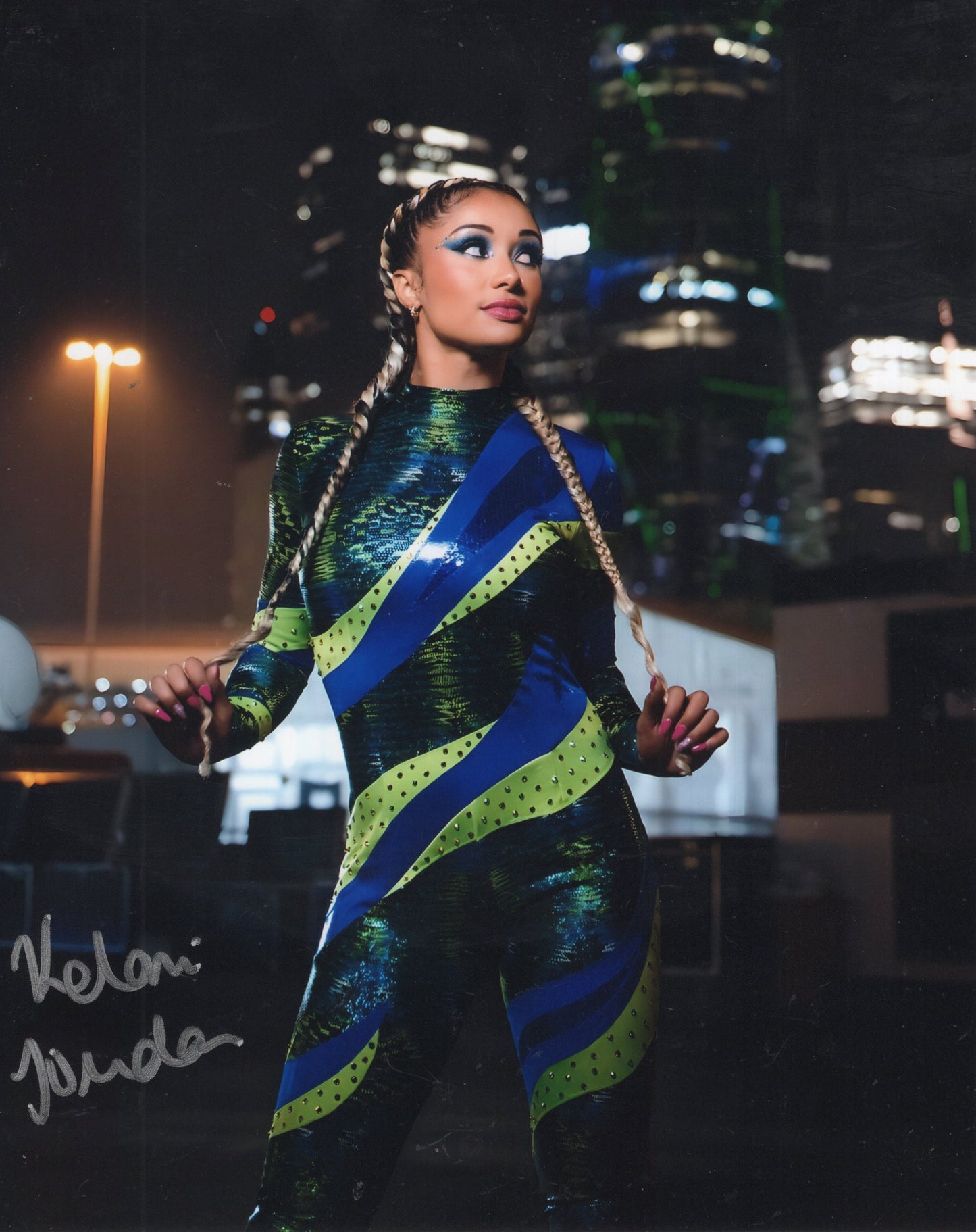 Kelani Jordan (8x10) WWE NXT SEXY photo signed auto autographed