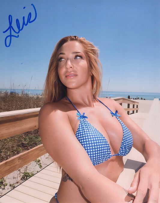 Lainey Reid 8x10 Fatal Influence AEW NXT TNA WWE signed autographed photo
