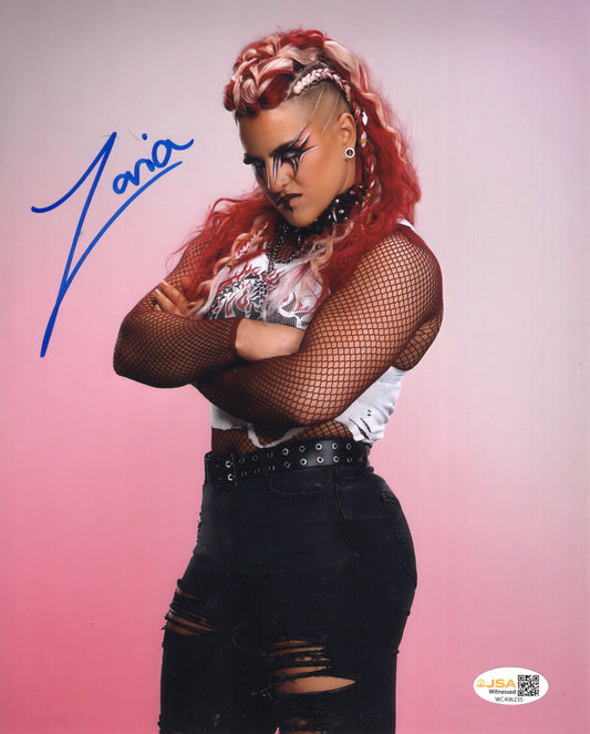 ZARIA (8x10) JSA COA WWE NXT SEXY photo signed auto autographed